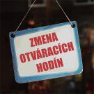 Zmena úradných hodín
