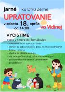 Jarné upratovanie vo Vidinej 18. apríl od 14:00 hod.